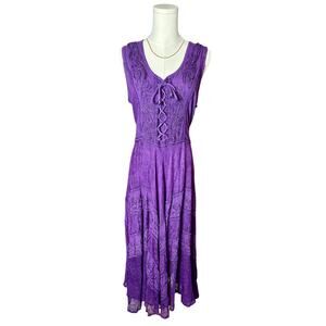 NWT - Beautiful Flowy Purple Dress by Advance - Size L/XL